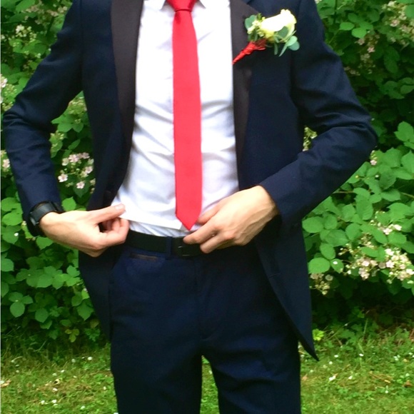 Men’s Prom suit - Navy Blue - ASOS Design - Picture 2 of 5